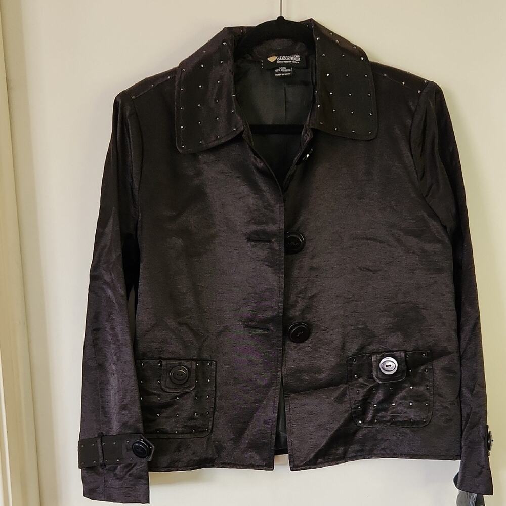 NWT Christine Alexander Black Blazer